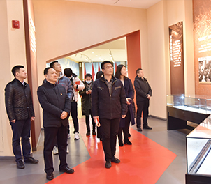团市委领导参观时博（中国）精神主题展览馆